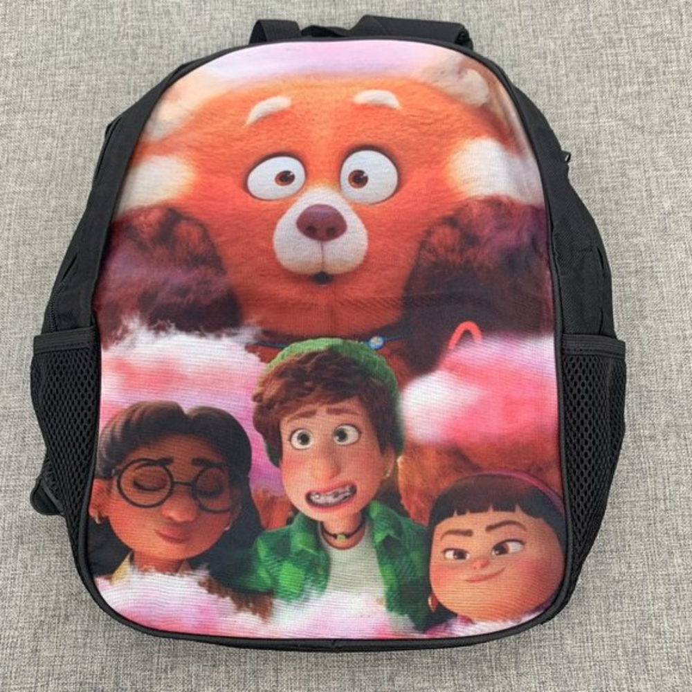Brand New! Turning Red Anime Backpack Kids School Bag Children's Gift‎